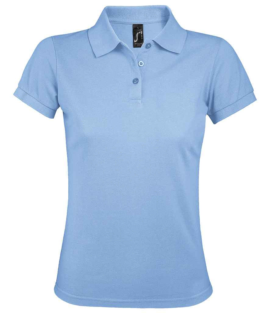 SOL'S Ladies Prime Poly/Cotton Piqué Polo Shirt | Sky Blue