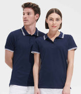 SOL'S Pasadena Tipped Cotton Piqué Polo Shirt | French Navy/White thumbnail 2