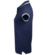 SOL'S Ladies Pasadena Tipped Cotton Piqué Polo Shirt | French Navy/White thumbnail 5