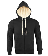 SOL'S Unisex Sherpa Hooded Jacket | Black thumbnail 3