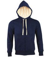 SOL'S Unisex Sherpa Hooded Jacket | French Navy thumbnail 1