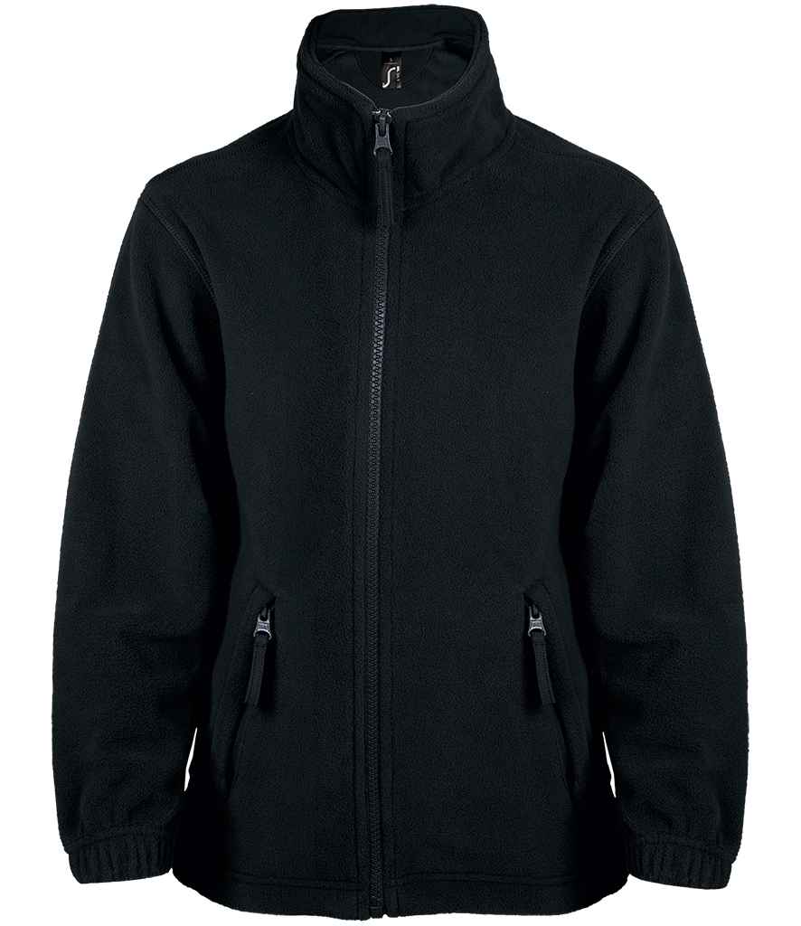 SOL'S Kids North Fleece Jacket | Black