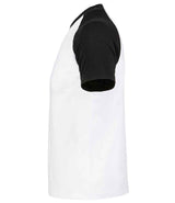 SOL'S Funky Contrast Baseball T-Shirt | White/Black thumbnail 3
