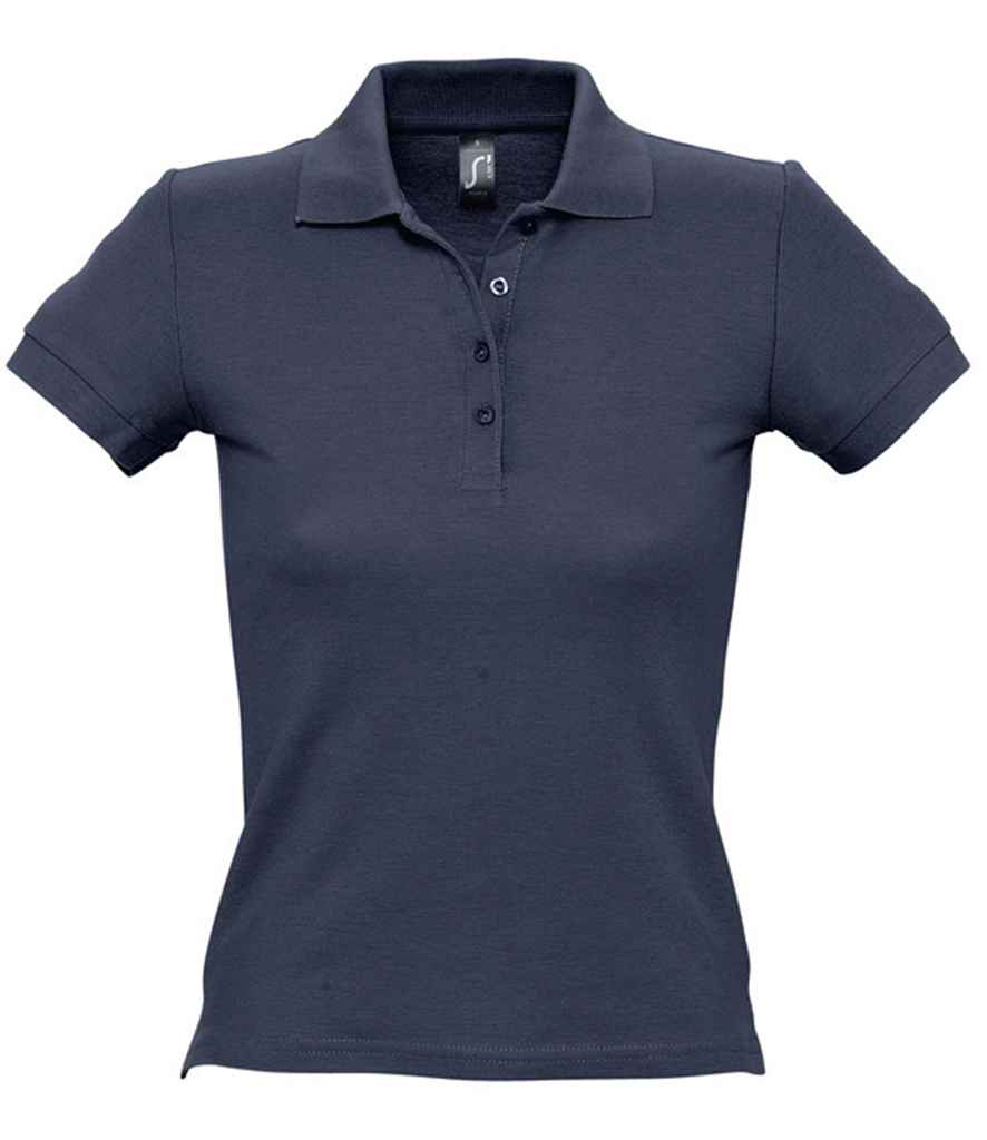 SOL'S Ladies People Cotton Piqué Polo Shirt | Navy