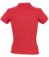 SOL'S Ladies People Cotton Piqué Polo Shirt | Red thumbnail 2