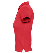 SOL'S Ladies People Cotton Piqué Polo Shirt | Red thumbnail 3