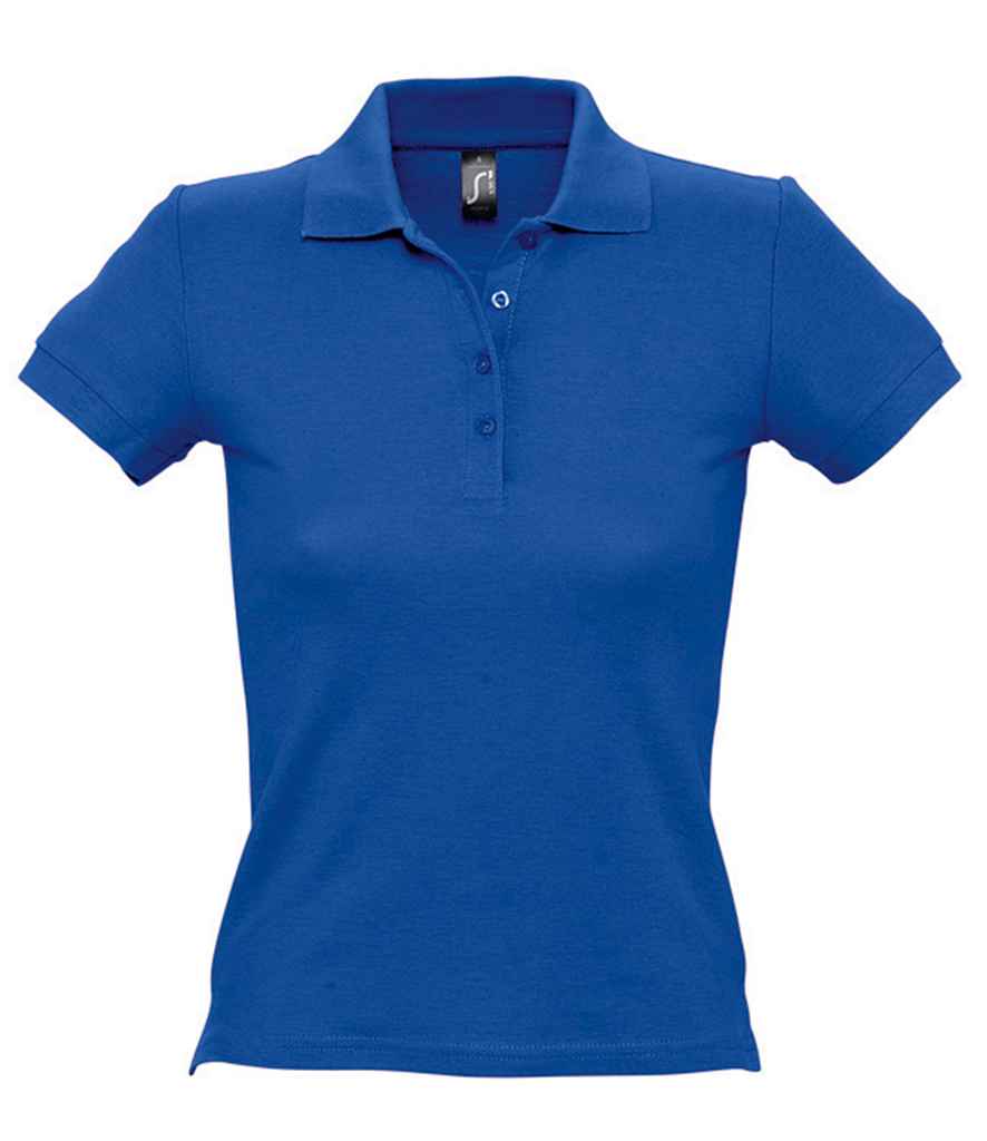 SOL'S Ladies People Cotton Piqué Polo Shirt | Royal Blue
