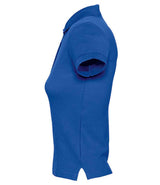 SOL'S Ladies People Cotton Piqué Polo Shirt | Royal Blue thumbnail 3