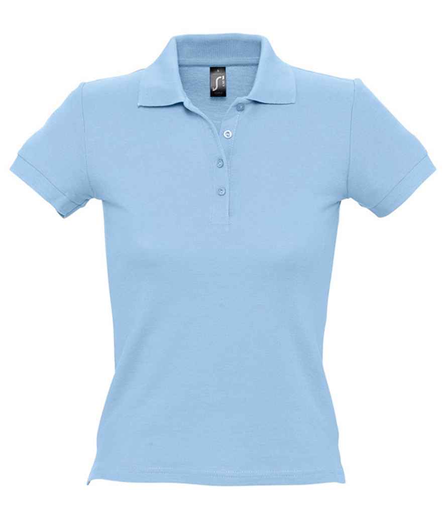 SOL'S Ladies People Cotton Piqué Polo Shirt | Sky Blue
