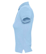 SOL'S Ladies People Cotton Piqué Polo Shirt | Sky Blue thumbnail 3