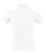SOL'S Ladies People Cotton Piqué Polo Shirt | White thumbnail 2