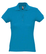 SOL'S Ladies Passion Cotton Piqué Polo Shirt | Aqua thumbnail 1