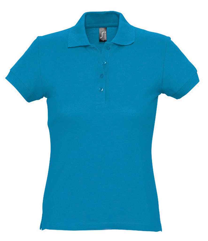 SOL'S Ladies Passion Cotton Piqué Polo Shirt | Aqua