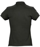 SOL'S Ladies Passion Cotton Piqué Polo Shirt | Black thumbnail 2