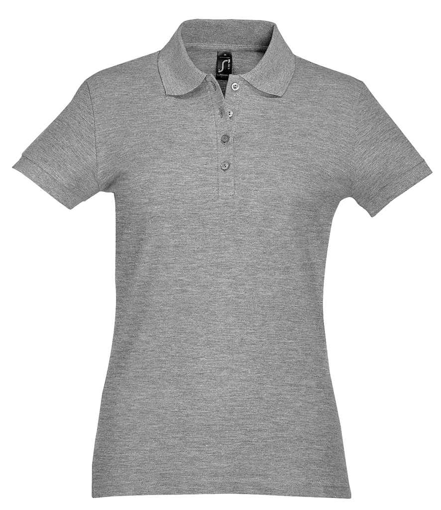 SOL'S Ladies Passion Cotton Piqué Polo Shirt | Grey Marl