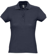 SOL'S Ladies Passion Cotton Piqué Polo Shirt | Navy thumbnail 1