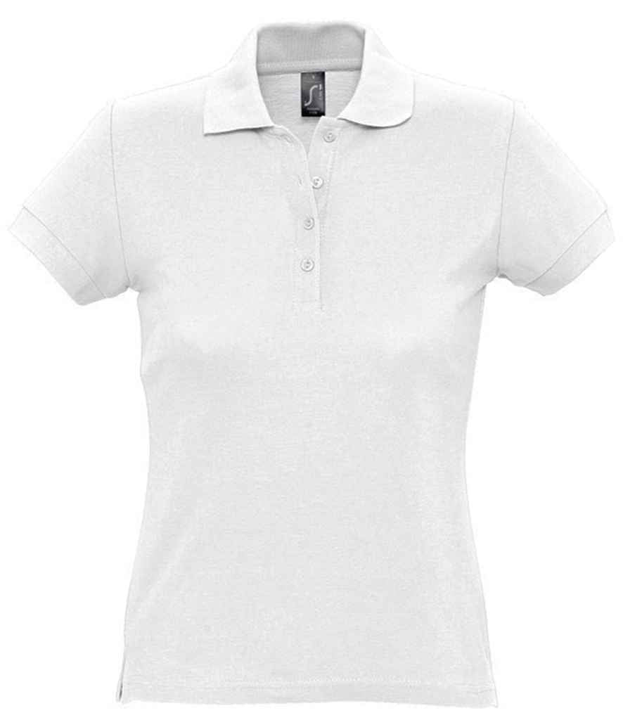 SOL'S Ladies Passion Cotton Piqué Polo Shirt | White