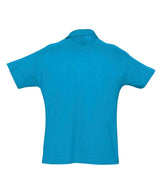 SOL'S Summer II Cotton Piqué Polo Shirt | Aqua thumbnail 2