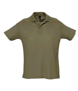 SOL'S Summer II Cotton Piqué Polo Shirt | Army thumbnail 1