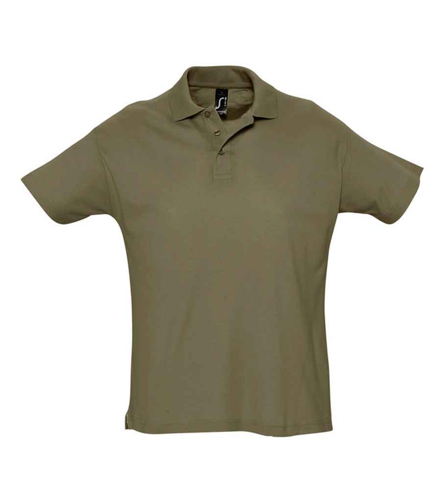 SOL'S Summer II Cotton Piqué Polo Shirt | Army