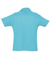 SOL'S Summer II Cotton Piqué Polo Shirt | Atoll Blue thumbnail 2