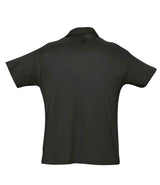 SOL'S Summer II Cotton Piqué Polo Shirt | Black thumbnail 2