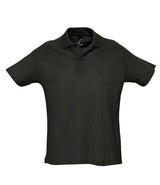 SOL'S Summer II Cotton Piqué Polo Shirt | Black thumbnail 1