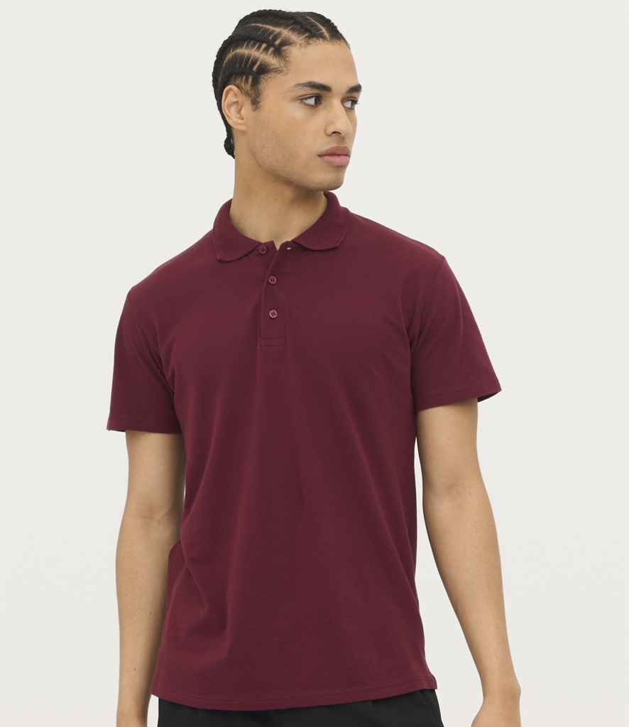 SOL'S Summer II Cotton Piqué Polo Shirt | Burgundy