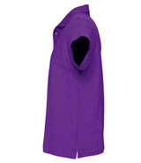 SOL'S Summer II Cotton Piqué Polo Shirt | Dark Purple thumbnail 3