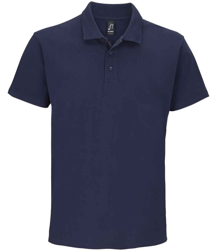 SOL'S Summer II Cotton Piqué Polo Shirt | French Navy