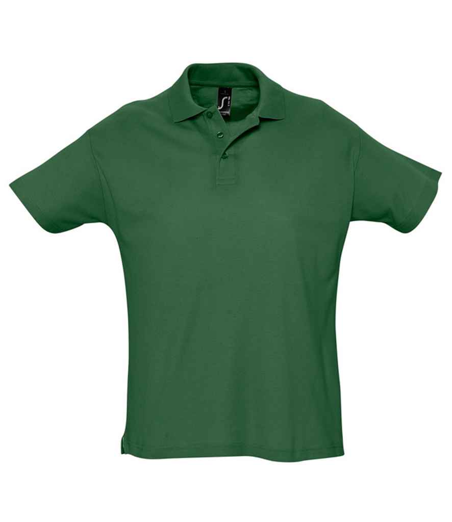 SOL'S Summer II Cotton Piqué Polo Shirt | Golf Green