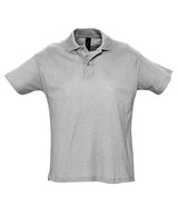SOL'S Summer II Cotton Piqué Polo Shirt | Grey Marl thumbnail 1