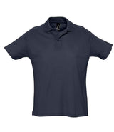 SOL'S Summer II Cotton Piqué Polo Shirt | Navy thumbnail 1