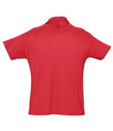 SOL'S Summer II Cotton Piqué Polo Shirt | Red thumbnail 2