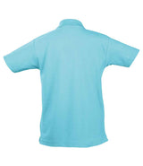 SOL'S Kids Summer II Cotton Piqué Polo Shirt | Atoll Blue thumbnail 2