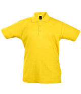 SOL'S Kids Summer II Cotton Piqué Polo Shirt | Gold thumbnail 1