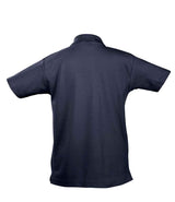SOL'S Kids Summer II Cotton Piqué Polo Shirt | Navy thumbnail 4