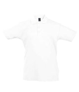 SOL'S Kids Summer II Cotton Piqué Polo Shirt | White thumbnail 1