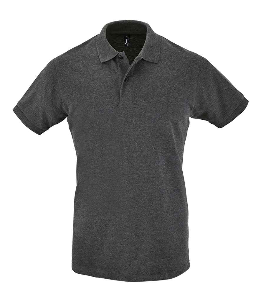SOL'S Perfect Cotton Piqué Polo Shirt | Charcoal Marl
