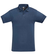 SOL'S Perfect Cotton Piqué Polo Shirt | Denim thumbnail 2