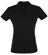 SOL'S Ladies Perfect Cotton Piqué Polo Shirt | Black thumbnail 1
