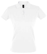 SOL'S Ladies Perfect Cotton Piqué Polo Shirt | White thumbnail 4