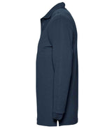 SOL'S Winter II Long Sleeve Cotton Piqué Polo Shirt | Navy thumbnail 3