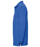 SOL'S Winter II Long Sleeve Cotton Piqué Polo Shirt | Royal Blue thumbnail 3