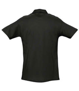 SOL'S Spring II Heavy Cotton Piqué Polo Shirt | Black thumbnail 2