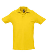 SOL'S Spring II Heavy Cotton Piqué Polo Shirt | Gold thumbnail 1