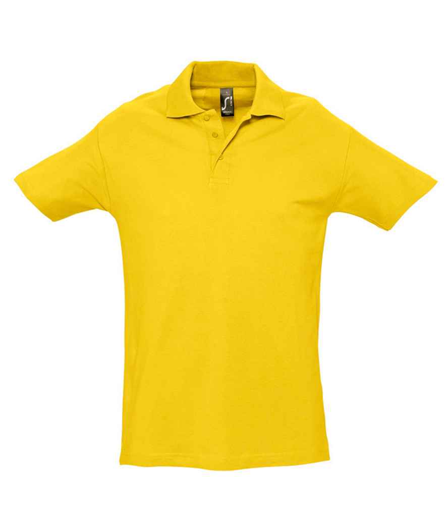 SOL'S Spring II Heavy Cotton Piqué Polo Shirt | Gold