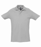 SOL'S Spring II Heavy Cotton Piqué Polo Shirt | Grey Marl thumbnail 4