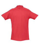 SOL'S Spring II Heavy Cotton Piqué Polo Shirt | Red thumbnail 2