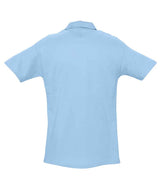 SOL'S Spring II Heavy Cotton Piqué Polo Shirt | Sky Blue thumbnail 2